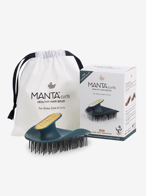 곱슬머리용 만타 헤어브러쉬 소프트틸