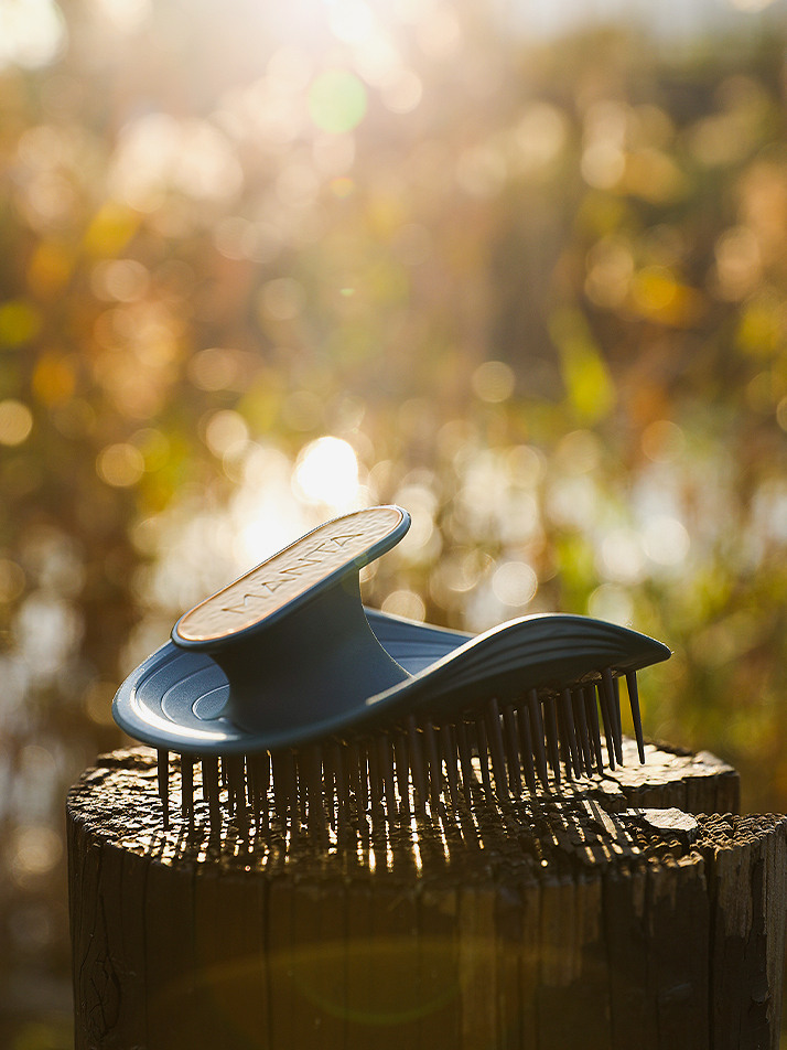 곱슬머리용 만타 헤어브러쉬 소프트틸