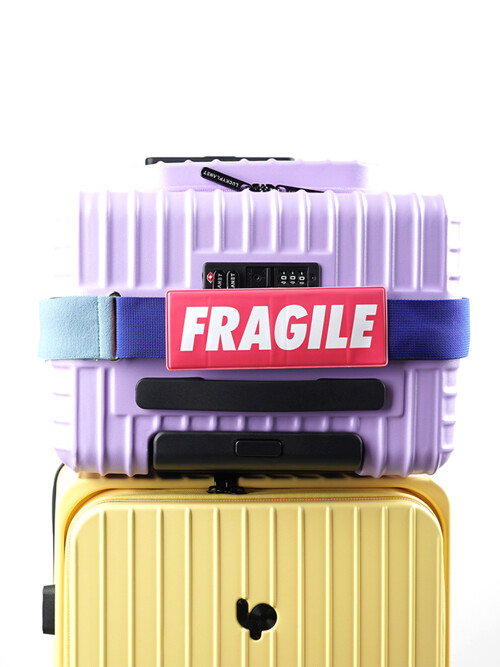 고비욘드 엘라스틱캐리어 벨트 Fragile(블루/스카이블루)
