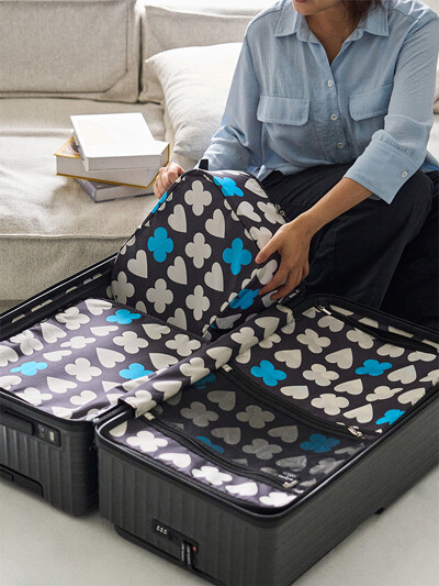 [DRPX럭키플래닛] 여행용 메쉬파우치 LUCKY HEARTY SKY (M)