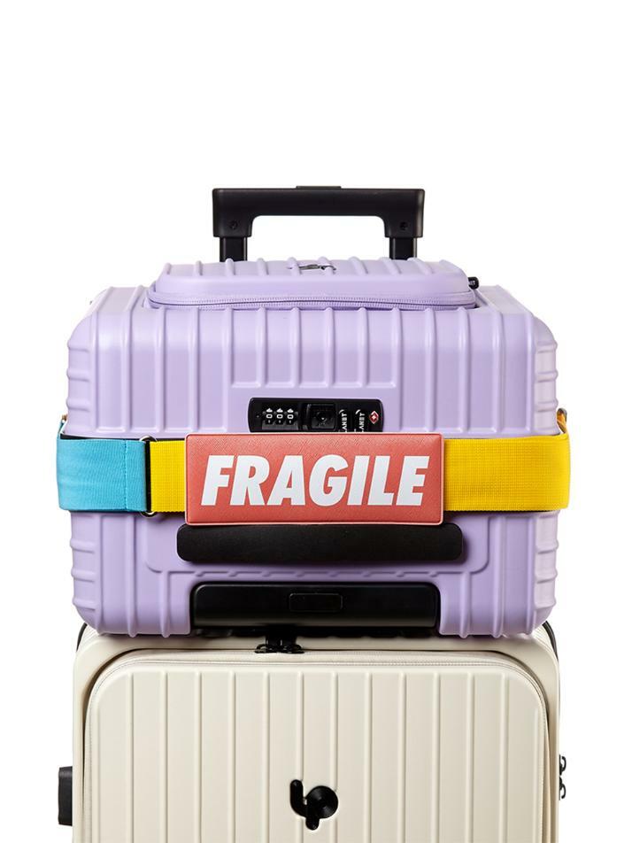 고비욘드 엘라스틱 캐리어 벨트 Fragile 옐로우