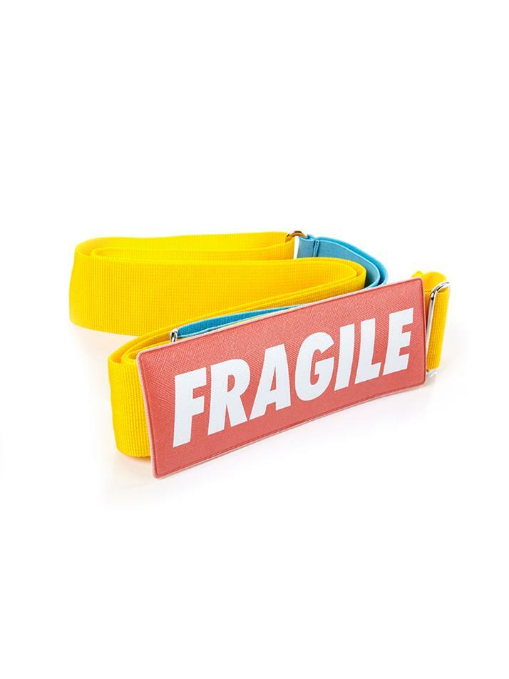 고비욘드 엘라스틱 캐리어 벨트 Fragile 옐로우