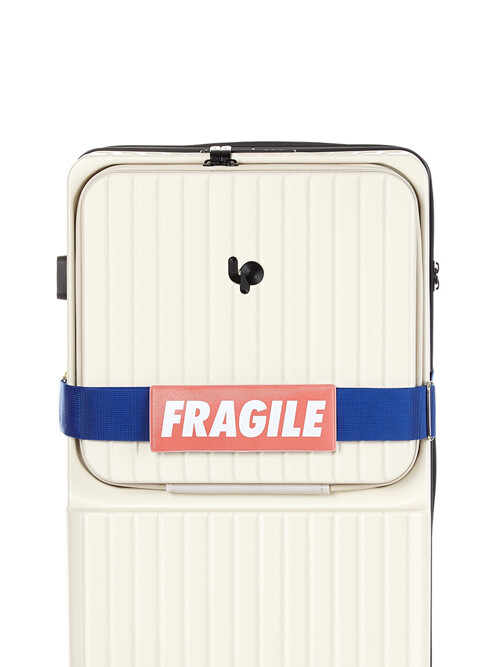고비욘드 엘라스틱 캐리어 벨트 Fragile 블루