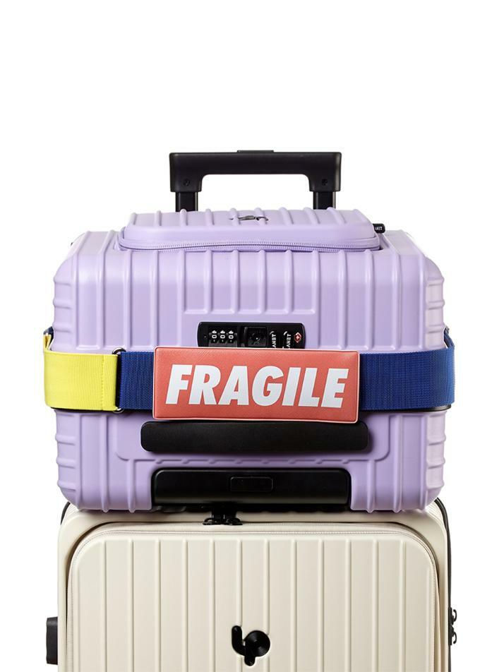 고비욘드 엘라스틱 캐리어 벨트 Fragile 블루