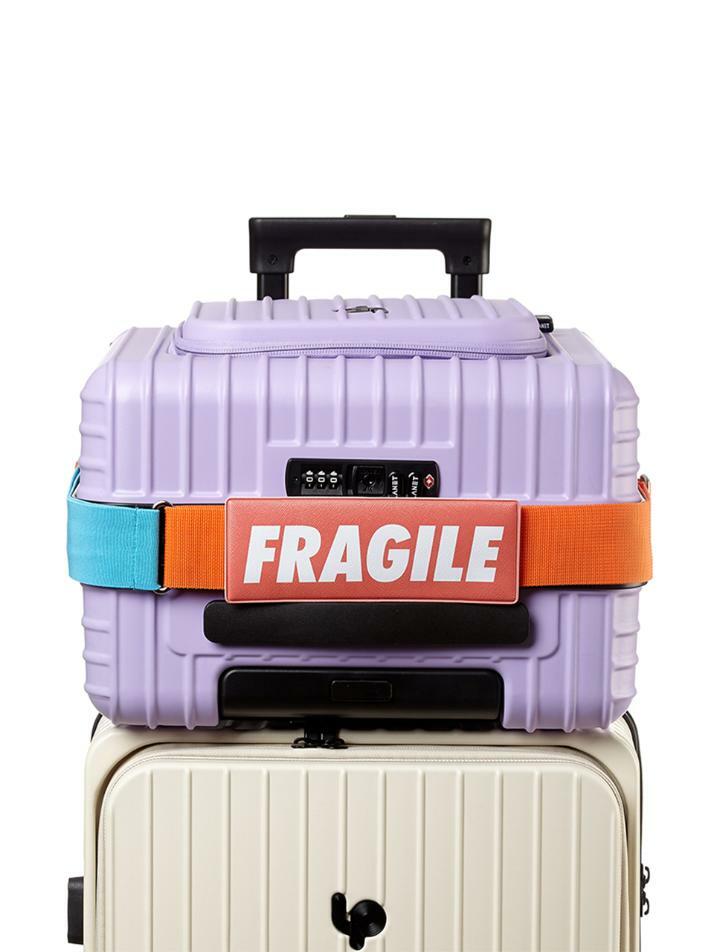 고비욘드 엘라스틱 캐리어 벨트 Fragile 오렌지