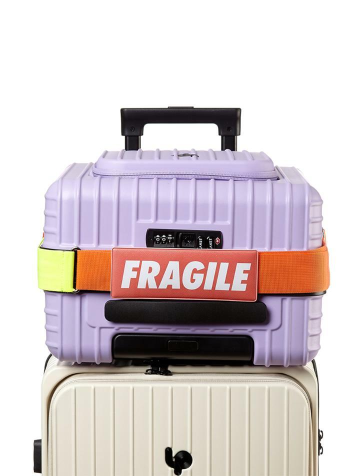 고비욘드 엘라스틱 캐리어 벨트 Fragile 오렌지