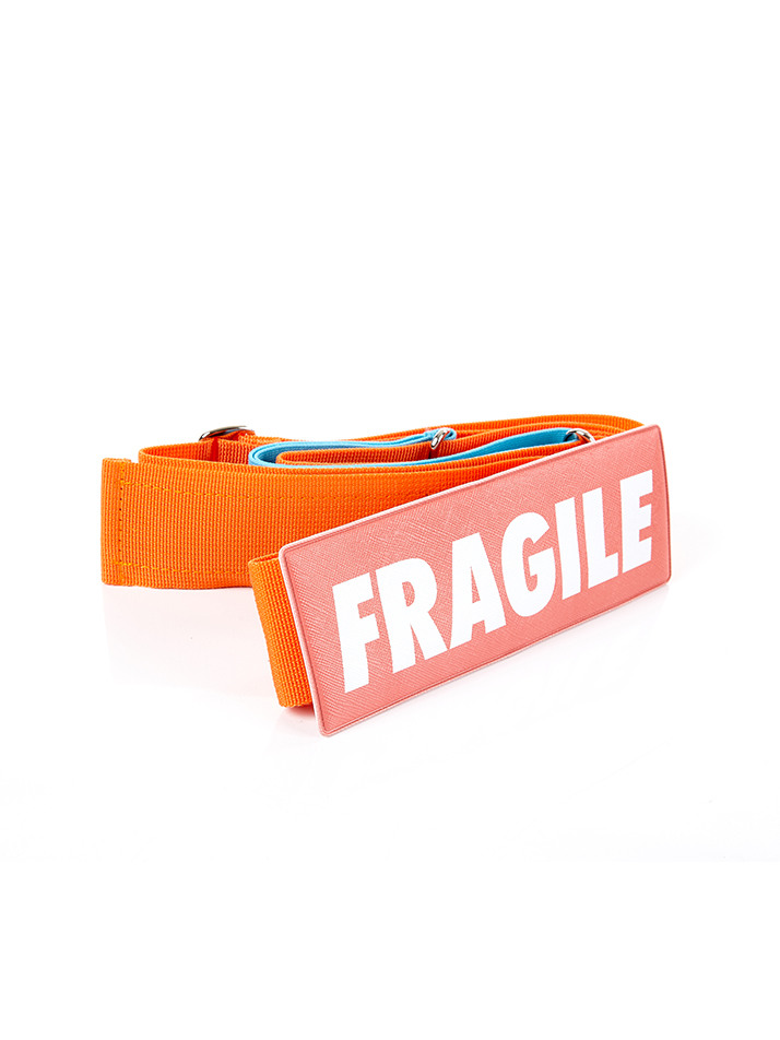 고비욘드 엘라스틱 캐리어 벨트 Fragile 오렌지