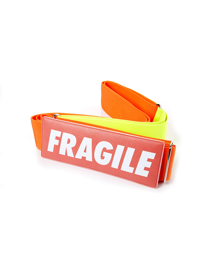고비욘드 엘라스틱 캐리어 벨트 Fragile 오렌지