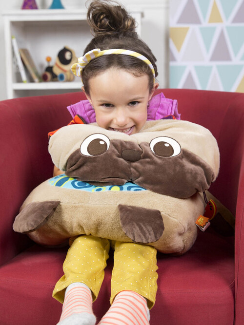 [브랜드B] 퍼그쿠션백 애착인형