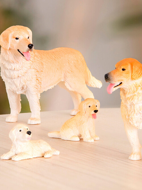 [테라] 강아지가족4피스 피규어 장난감