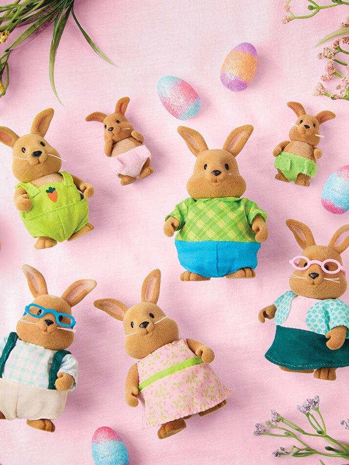 [우디즈패밀리] 대가족시리즈-토끼 소꿉놀이 인형놀이