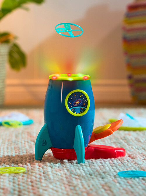 [브랜드B] 불빛 로켓 디스크캐치 장난감 발사기 날리기 비행접시