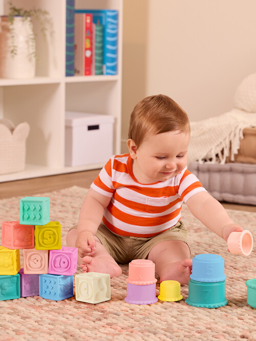 브랜드B 컵쌓기 소프트블록세트 치발기