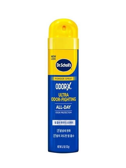 닥터숄 ODOR-X 냄새 제거 파우더 풋 스프레이 133g
