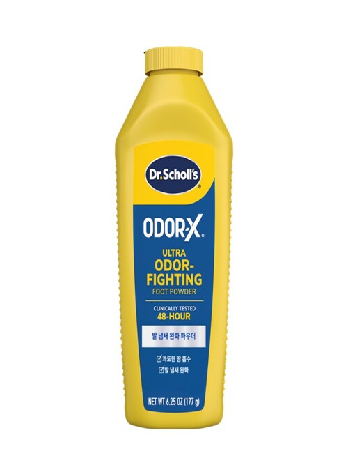 닥터숄 ODOR-X 냄새 제거 풋 파우더 177g