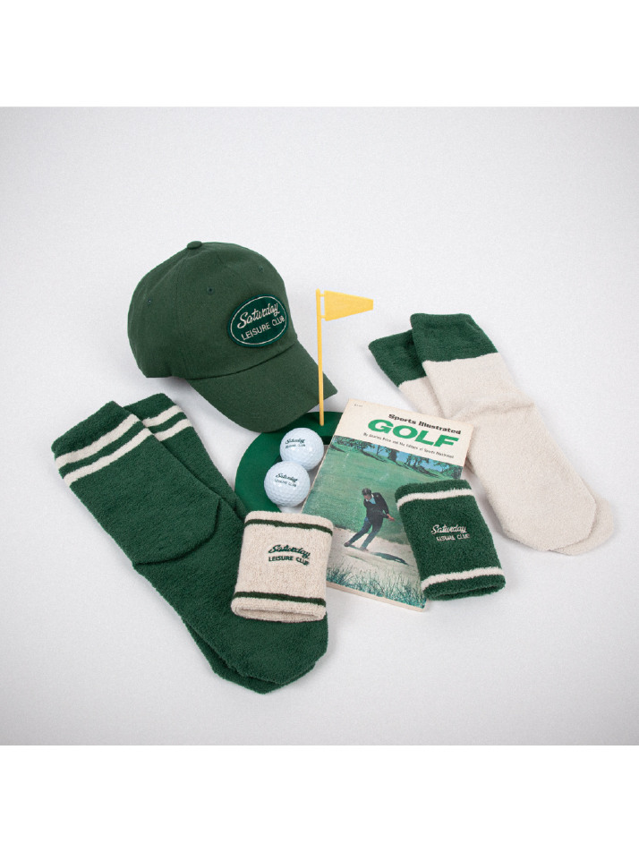 Tactel Leisure Stripe Socks - British Racing Green & Ivory