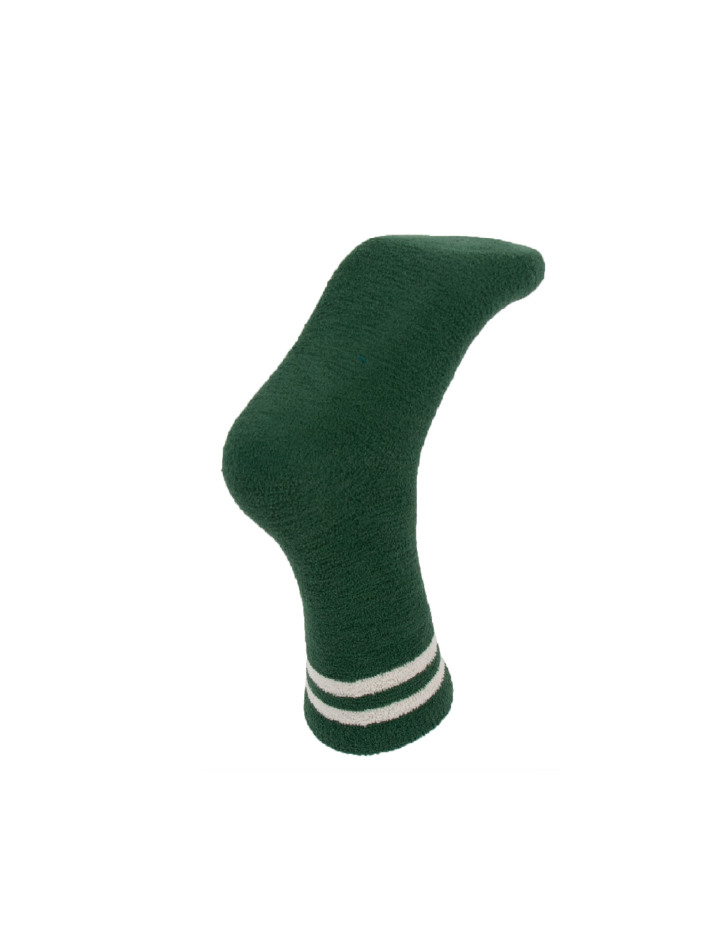 Tactel Leisure Stripe Socks - British Racing Green & Ivory