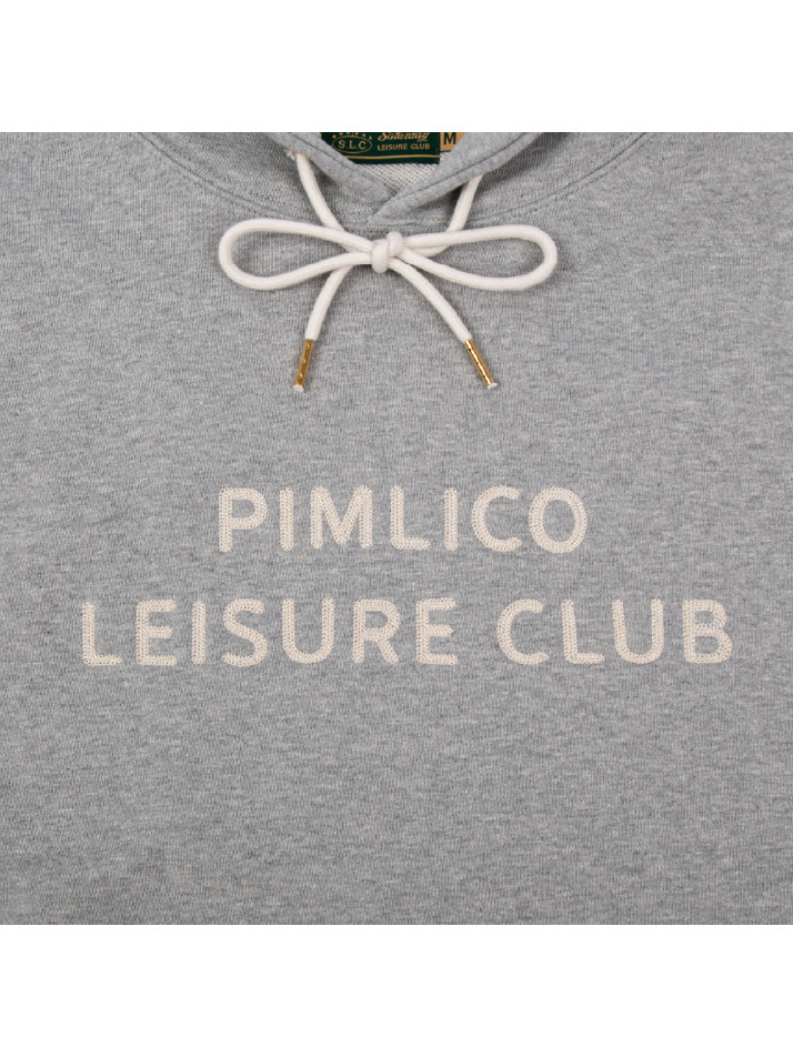 Pimlico Leisure Club Logo Leisure Hoodie(Unisex) - Grey