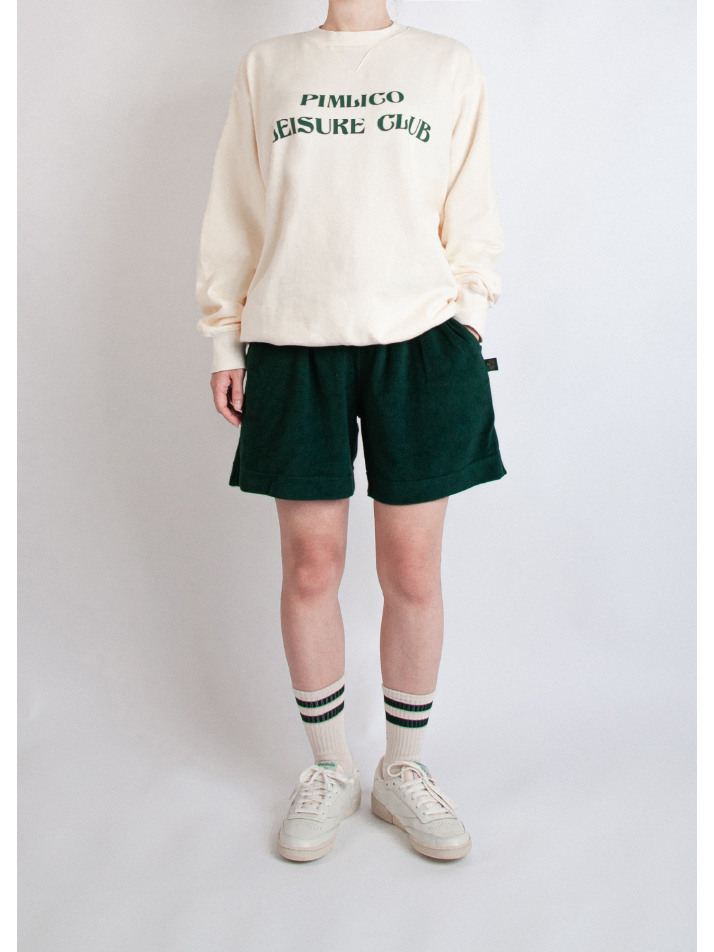 Pimlico Leisure Club Logo Leisure Sweatshirt(Unisex) - Ivory