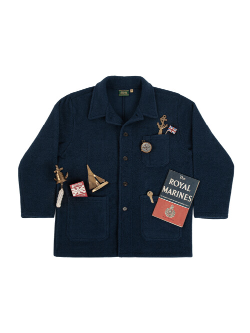 Leisure Fleece Work Jacket(Unisex) - Navy
