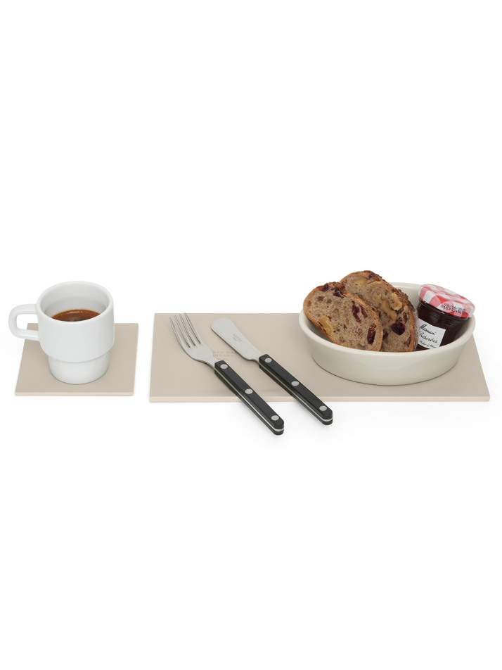 TEA MAT/COASTER SET 002 (GREY IVORY)