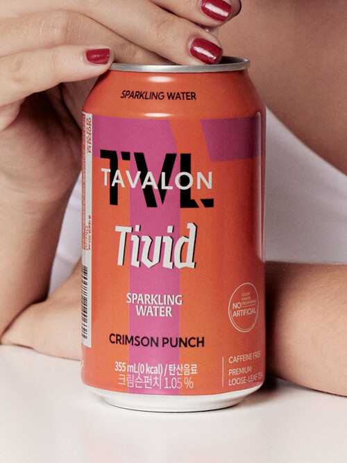 타바론 TIVID 스파클링 워터 크림슨펀치 355ml