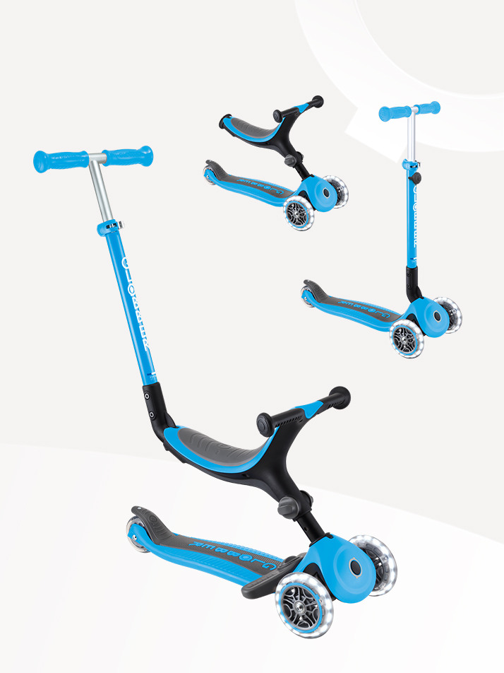 글로버 킥보드 NEW 고업 All in one 폴더블 플러스 라이트 스카이 블루