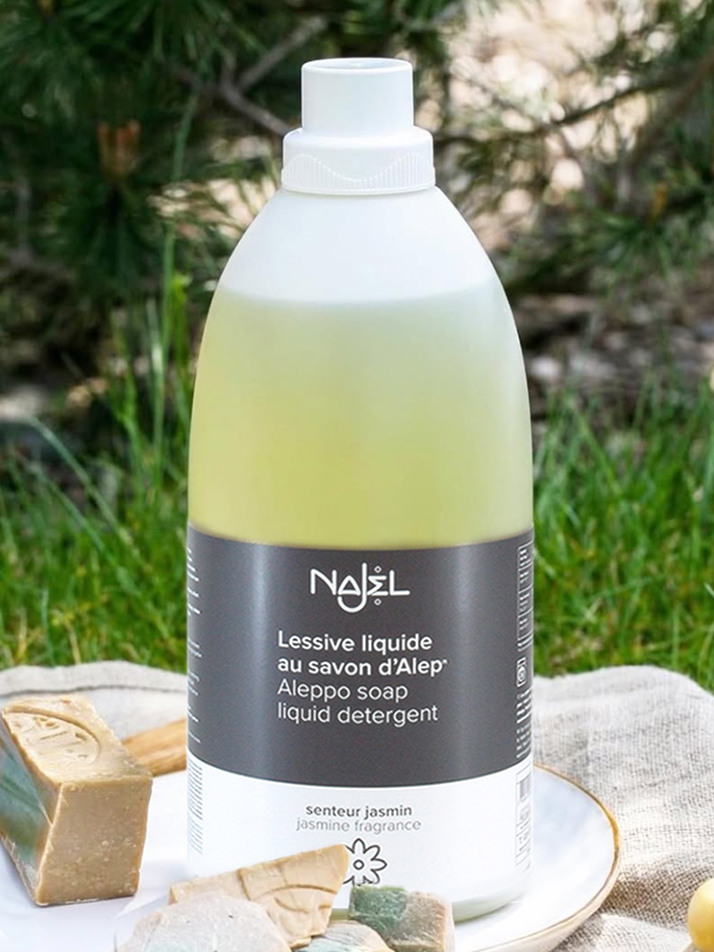 나젤 알레포 세탁세제 자연 천연세탁세제 은은한 쟈스민향 일반 드럼겸용 2L