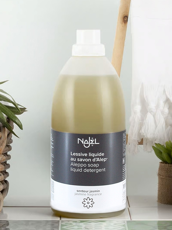 나젤 알레포 세탁세제 자연 천연세탁세제 은은한 쟈스민향 일반 드럼겸용 2L