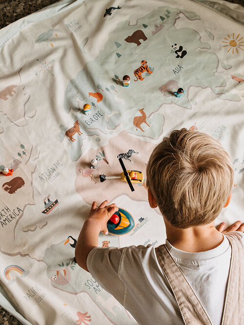 플레이앤고 플레이매트 토이백 오리지날 실내용 장난감정리함 놀이방매트 레고정리