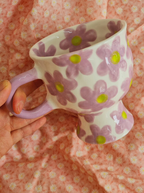 보라보라꽃 고블렛잔