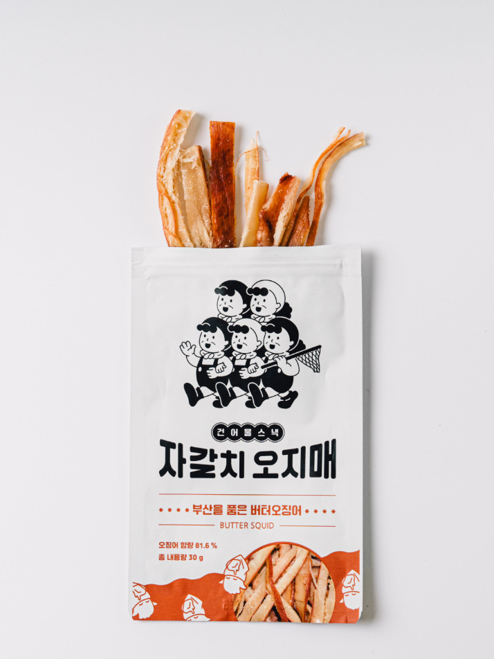 [자갈치오지매] 부산을 품은 버터오징어