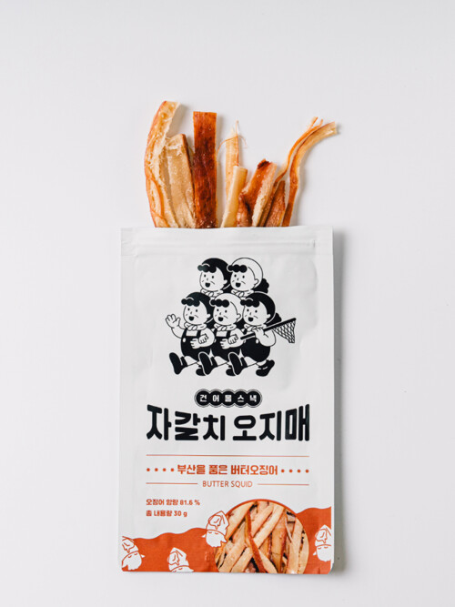 [자갈치오지매] 부산을 품은 버터오징어
