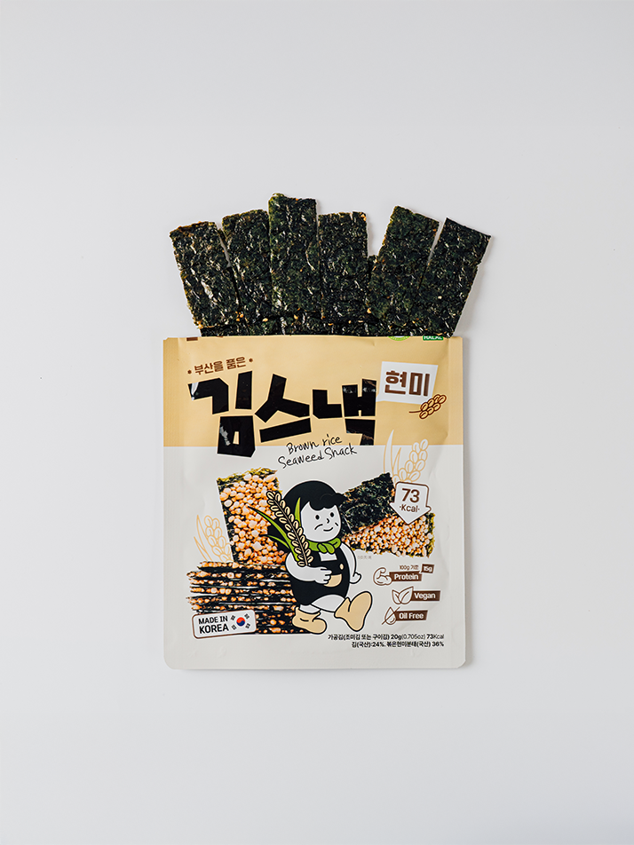 [자갈치오지매] 부산을 품은 김스낵 4종