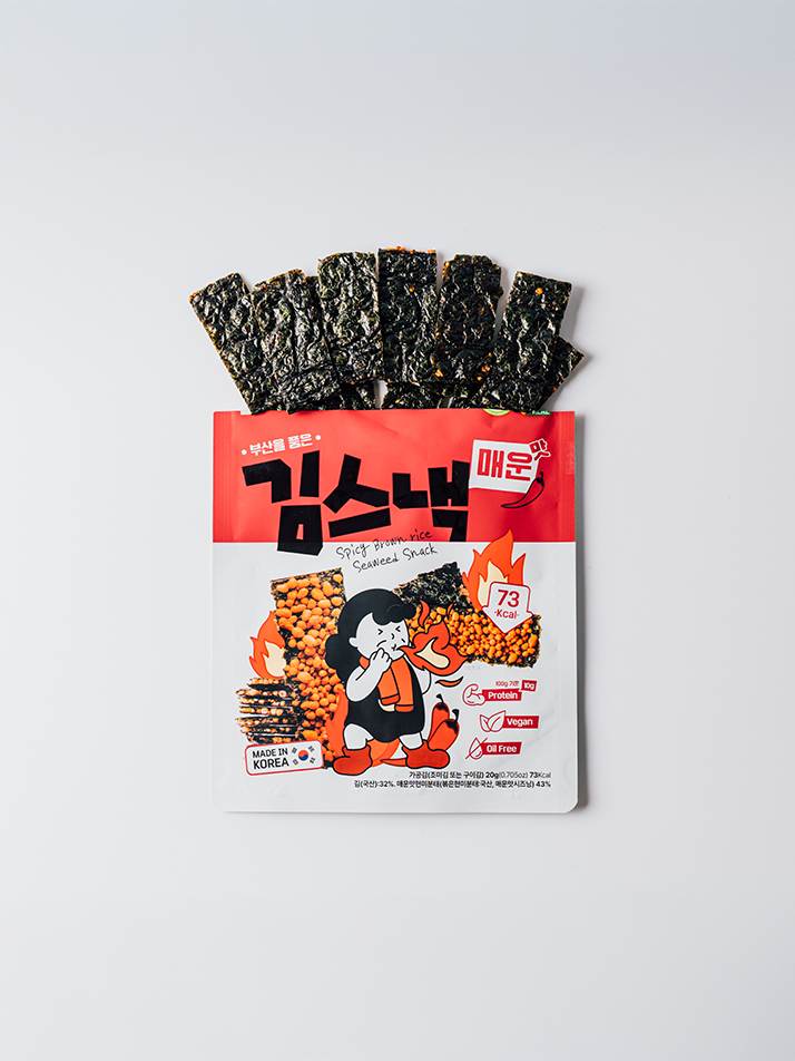 [자갈치오지매] 부산을 품은 김스낵 4종