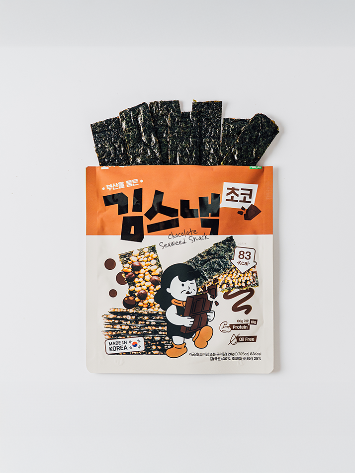 [자갈치오지매] 부산을 품은 김스낵 4종