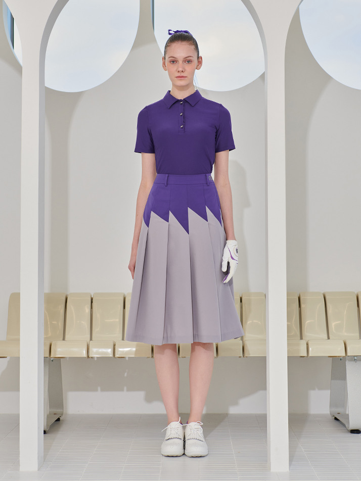 LIGHTNING SKIRT_PURPLE