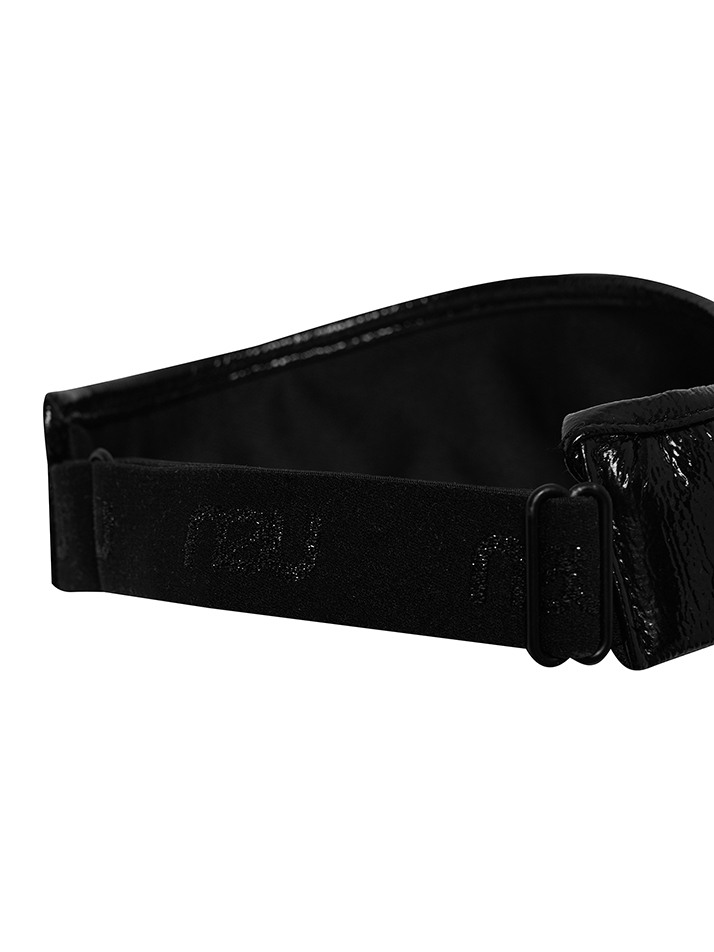 ENAMEL HIGH VISOR_BLACK