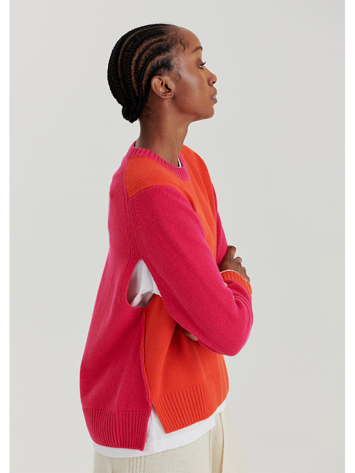 ARMHOLE OPEN PULLOVER 3 (PINK)