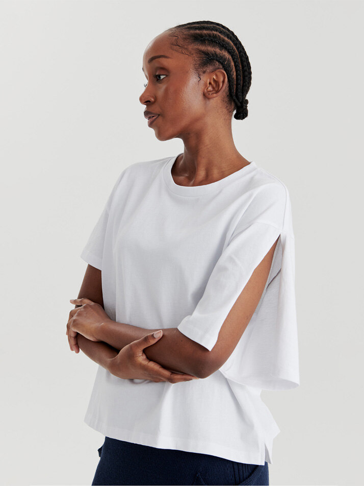 SLEEVE OPEN TOP (WHITE)