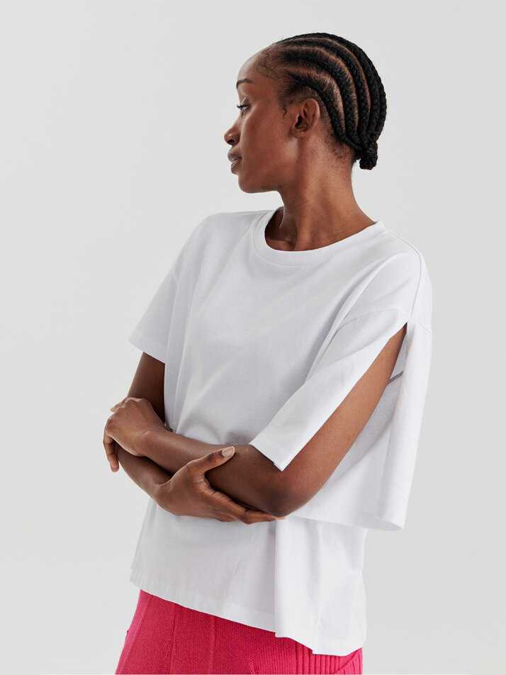 SLEEVE OPEN TOP (WHITE)