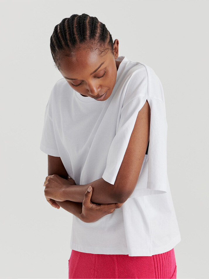 SLEEVE OPEN TOP (WHITE)