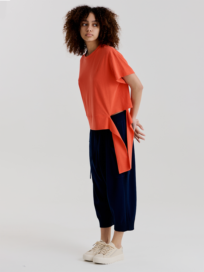 SUMMER BAGGY PANTS (NAVY)