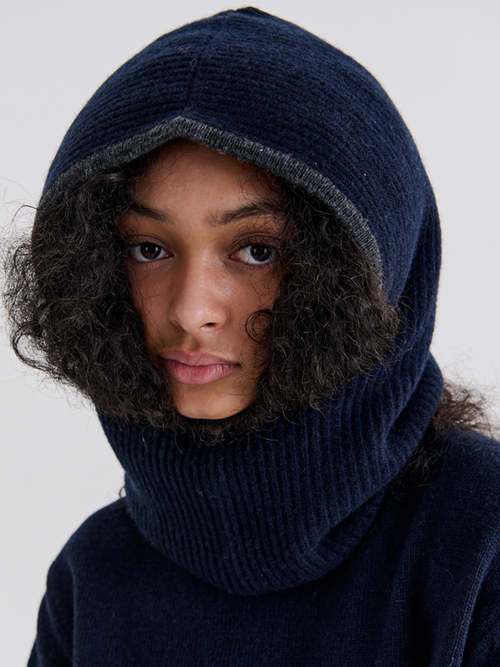 HOOD MUFFLER 5 (NAVY)