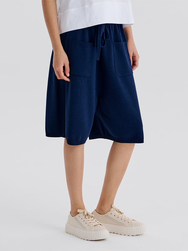 WHOLEGARMENT SHORT PANTS (NAVY)