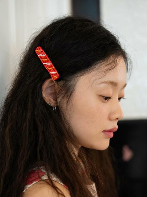 bijou hairpin_red