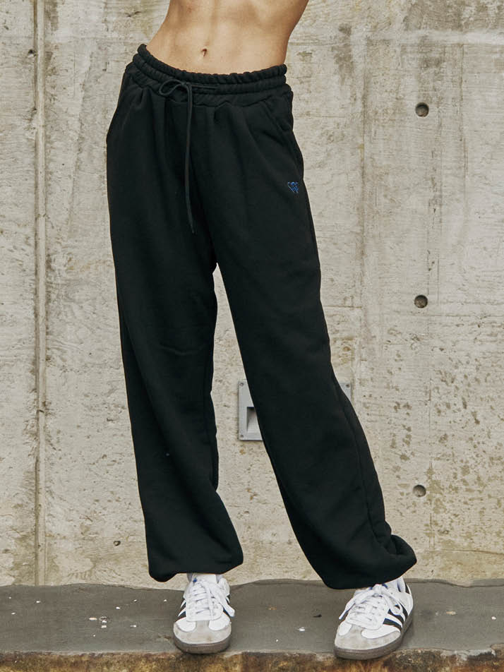 투 하트 스웻 팬츠 Two Hearts Sweat Pants_Black