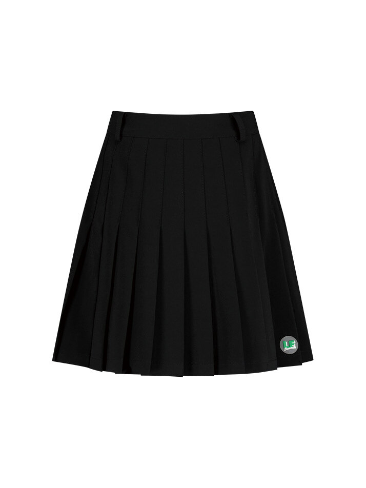 [사은품증정]밴딩 플리츠 스커트 Banding Pleats Skirt_Black