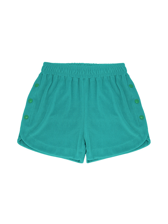 버튼 쇼츠 Button Shorts_Emerald Green
