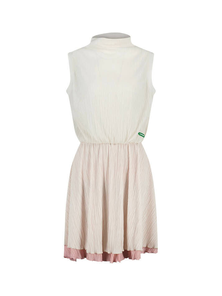 아이리스 플리츠 드레스 Iris Pleats Dres_Cream